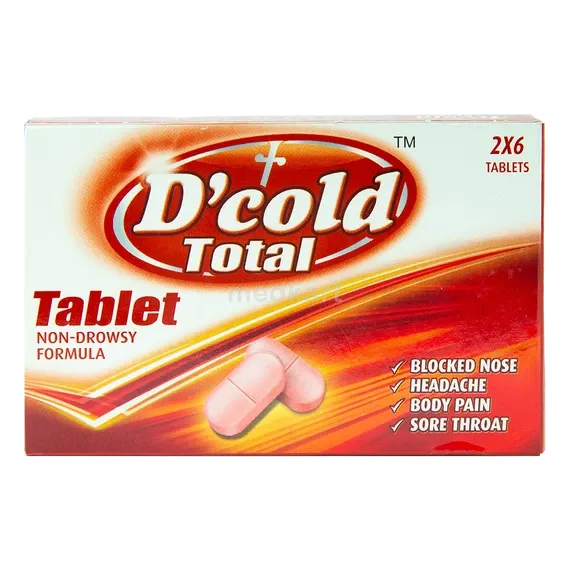 d cold total tablet 6's